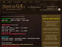 Tablet Screenshot of hibachibuffetofmishawaka.com